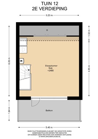 Floorplan - Tuin 12, 1431 LW Aalsmeer